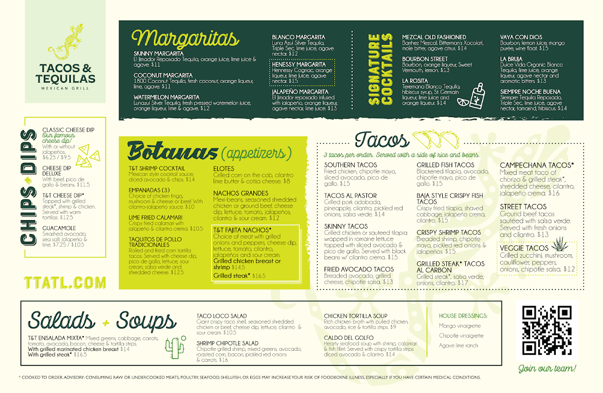 Tacos & Tequilas Mexican Grill Menu - Image 3